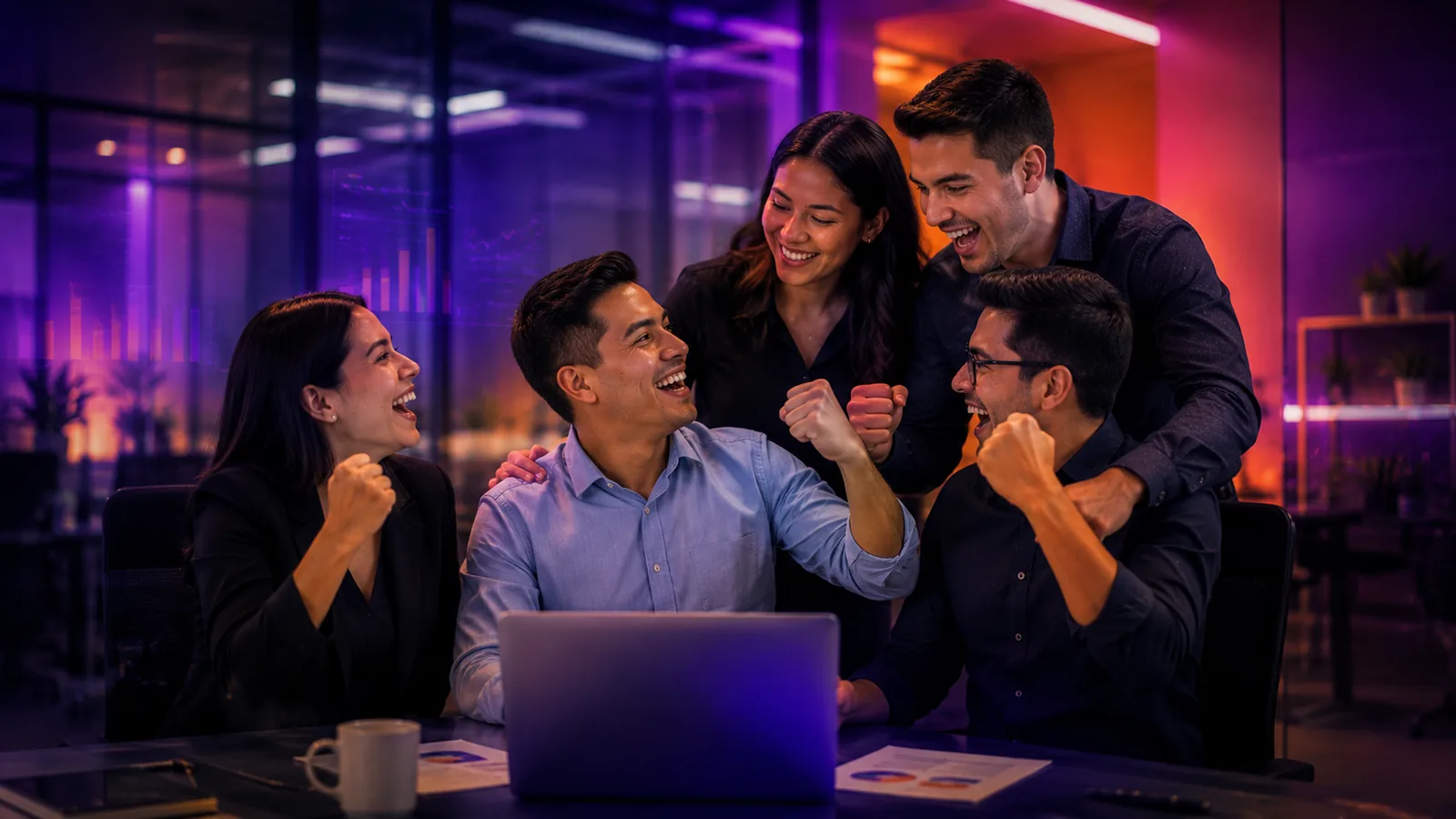Comunidad de aspirantes entrenando juntos