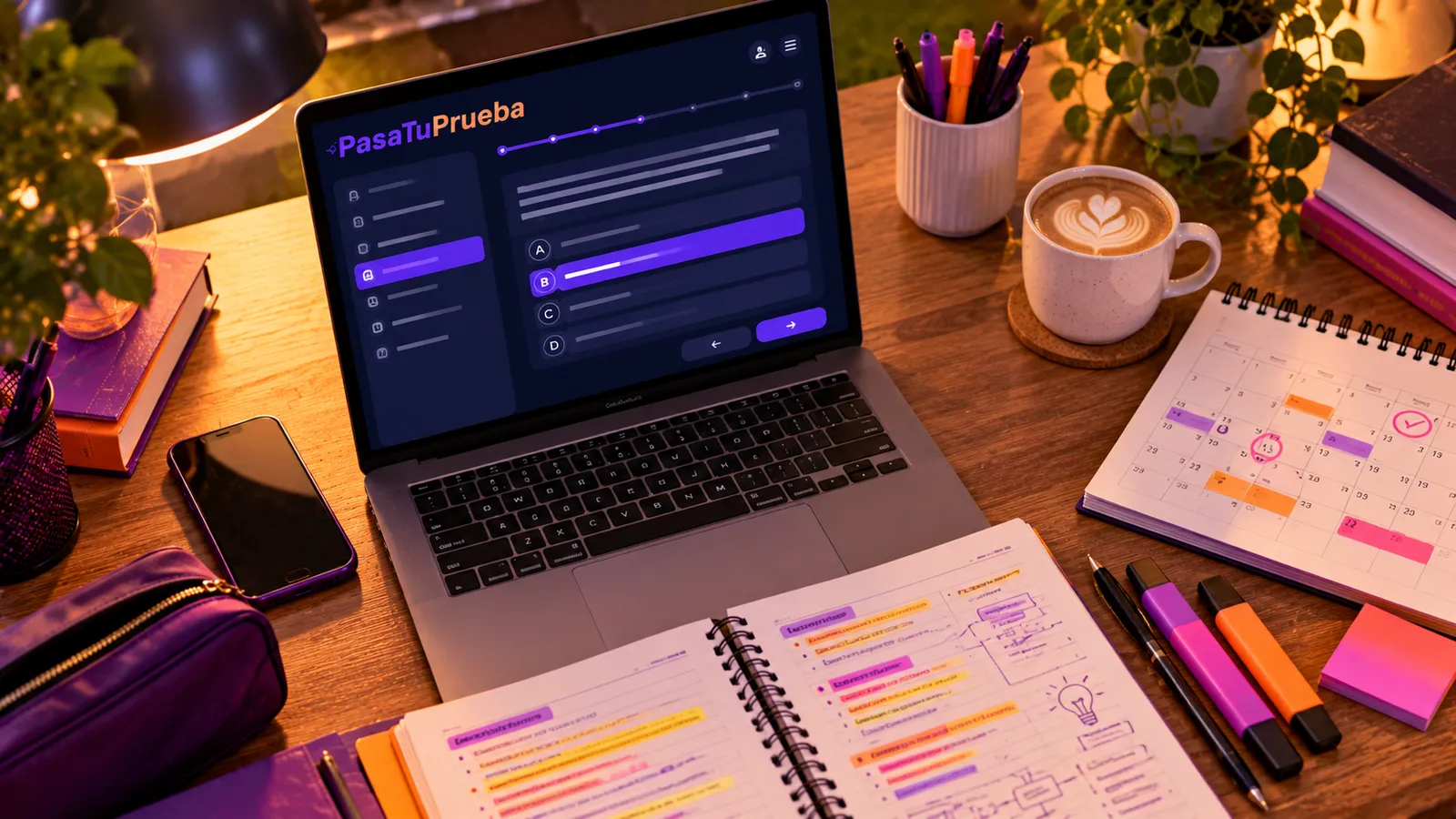 Estudiante siguiendo el método paso a paso